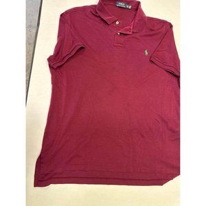 Ralph Lauren Polo Shirt Adult 2XL XXL Red Green Pony Mens Soft Cotton Casual